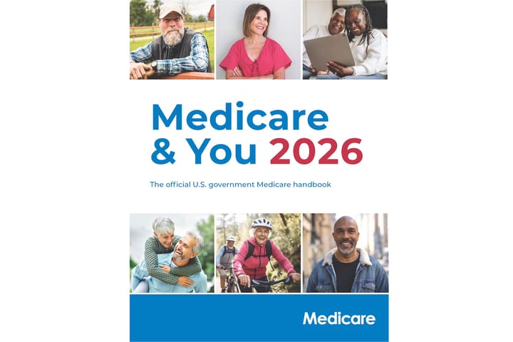 Picture of the cover of the Medicare & You 2026 publication from Medicare.gov 