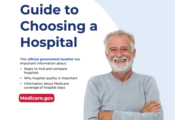 Image of the cover of Medicare publication 10181: Guide to Choosing a Hospital
