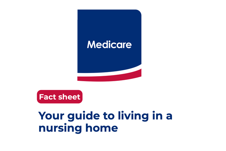 Image of the cover page of Medicare publication 12217: Your guide to living in a nursing home