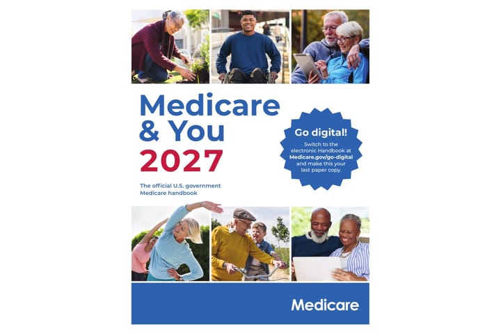 Picture of the cover of the Medicare & You 2027 publication from Medicare.gov